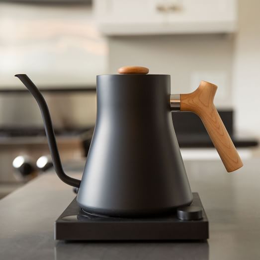 Fellow Stagg EKG Electric Pour Over Kettle - Sweet Cream + Maple