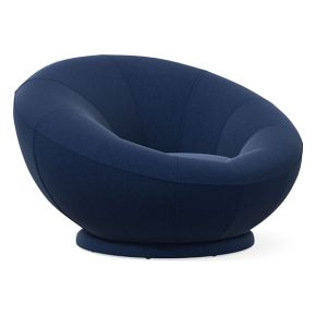 Petite Groovy Swivel Chair West Elm