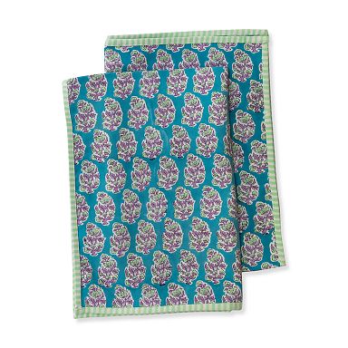 MU Kitchen Designer Print Kitchen Towel, Set of 2, Picnic Time