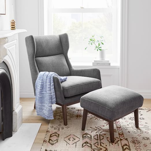 West elm chair and ottoman new arrivals