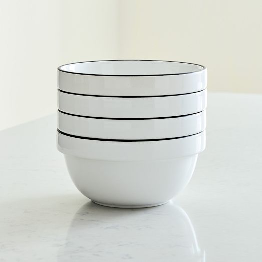 Organic Porcelain Cereal Bowl Sets