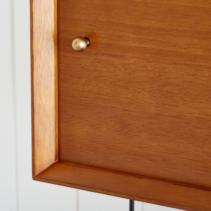 Mid-Century Large Bathroom Storage Cabinet