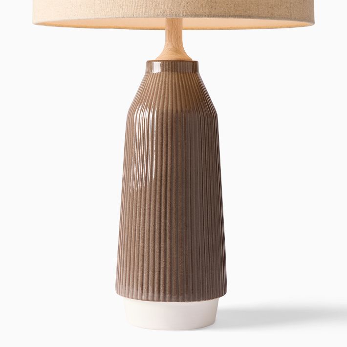 Roar & Rabbit™ Ripple Ceramic Table Lamp (17