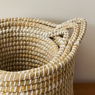 Reese Woven Rattan Nesting Baskets - Set of 3 | West Elm