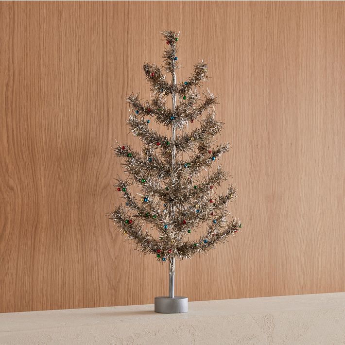 Tiny Tinsel Tree 2' West Elm