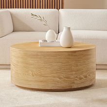 Volume Side Table (16.5) - Wood