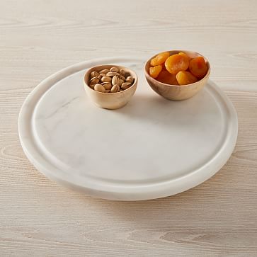 Bistro Marble Lazy Susan, Tabletop: Olive & Cocoa, LLC