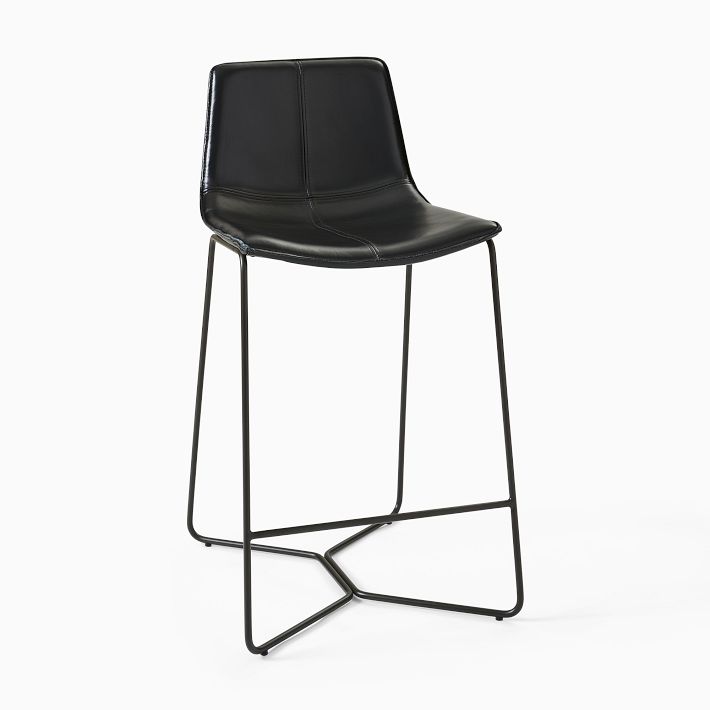 West elm bar stools leather new arrivals