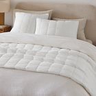 Dreamy Gauze Cotton Stitch Quilt & Shams | West Elm