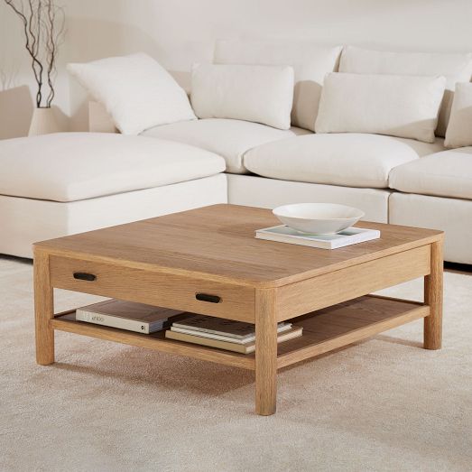 Hargrove Square Coffee Table Media & Console Tables West Elm
