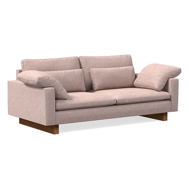 West elm online pink couch