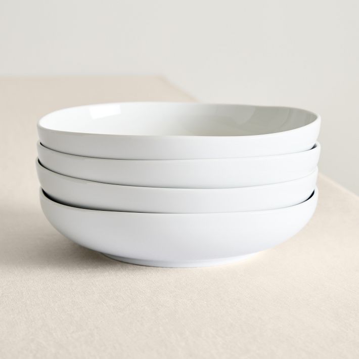 Organic Porcelain Dinner Bowl Set