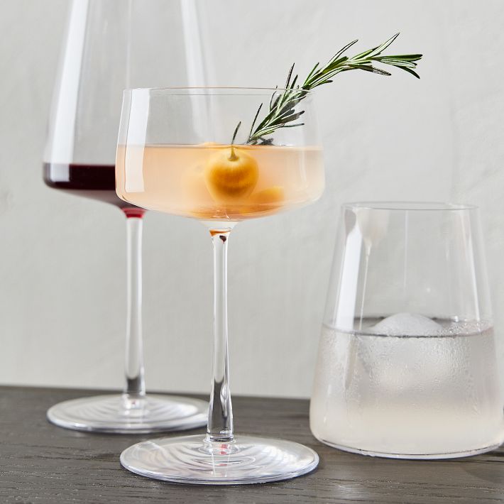 American Atelier Vintage Beaded Wine Glasses Set Of 4, 9 Oz Wine