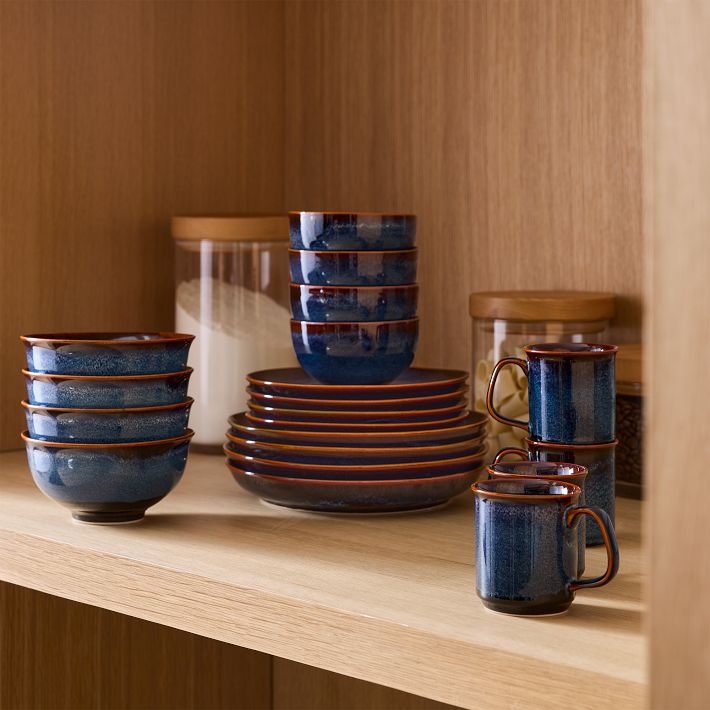 Ocean Waves Porcelain Dinnerware (Set of 20) West Elm