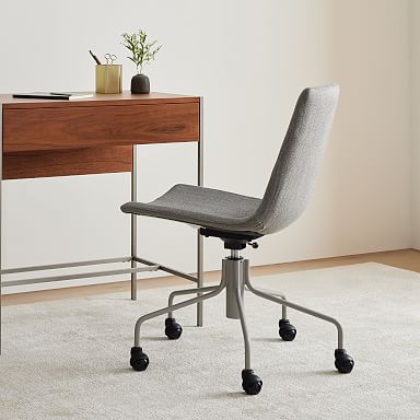 Modern Slope Upholstered Swivel Office Chair