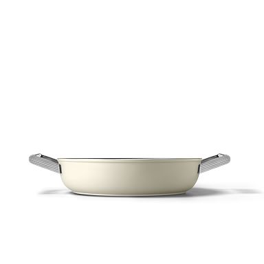 Smeg 4qt Non-stick Deep Pan Cream