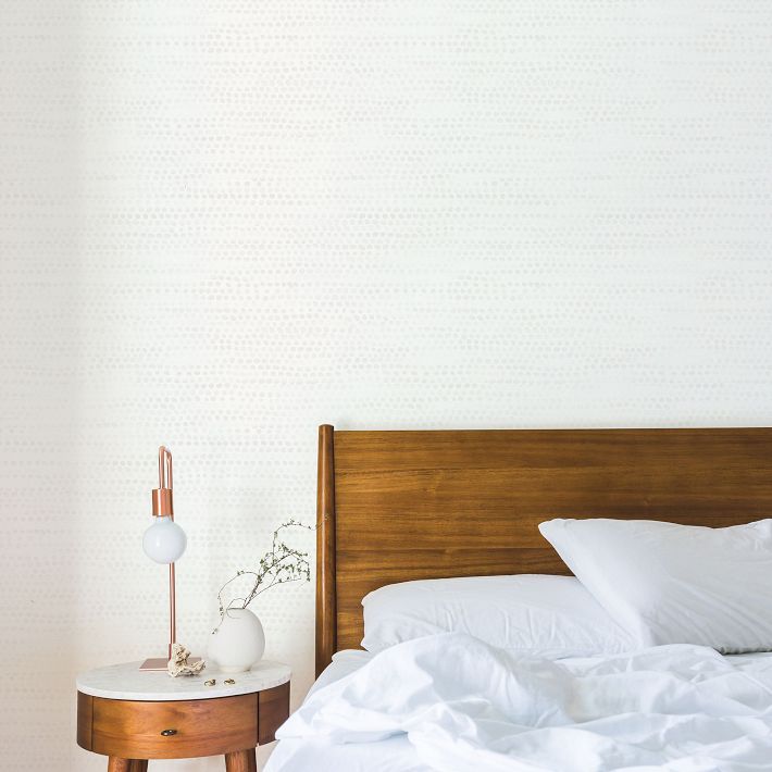 Moire Dots Peel & Stick Wallpaper West Elm