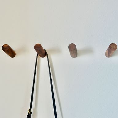 Modern Home by Bellver Brass Round Wall Hooks - Set of 4