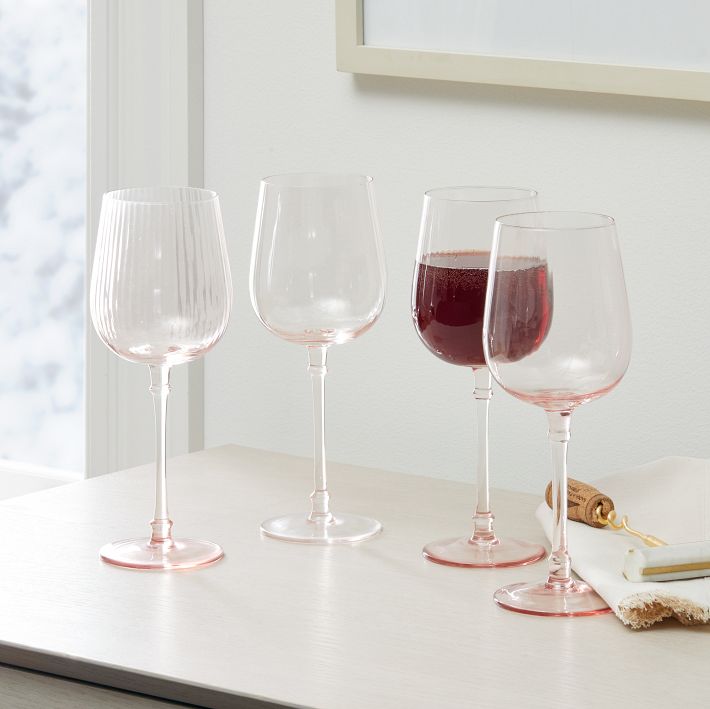 Red Short Stemless Wine Glasses - China Red Wine Glasses and Short