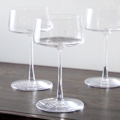 Horizon Lead-Free Crystal White Wine Glass Sets