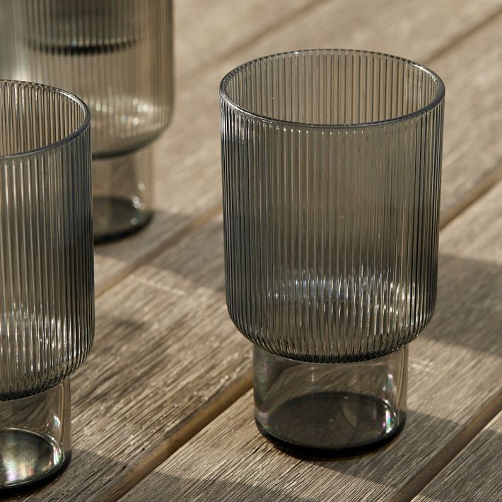 Fluted Cocktail Glass - SLATE