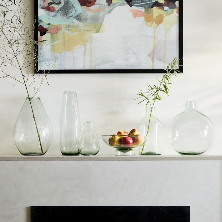 Organic Glass Vases - West Elm UK