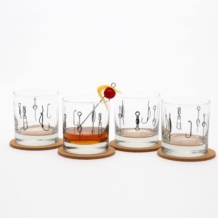 Whisky Glass Set - Square Pattern - Windseeker