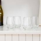 William & Mary Stemless Wine Glasses - Set of 4 at M.LaHart & Co.