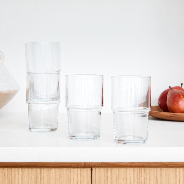 Essential Stacking Drinking Glass Collection 14oz