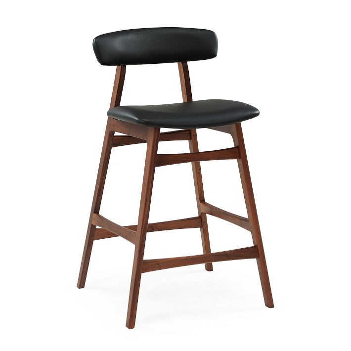 Leather wrapped bar discount stools