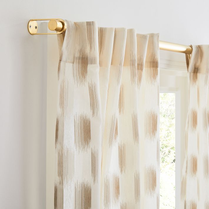 Sheer Shaded Dot Jacquard Curtain