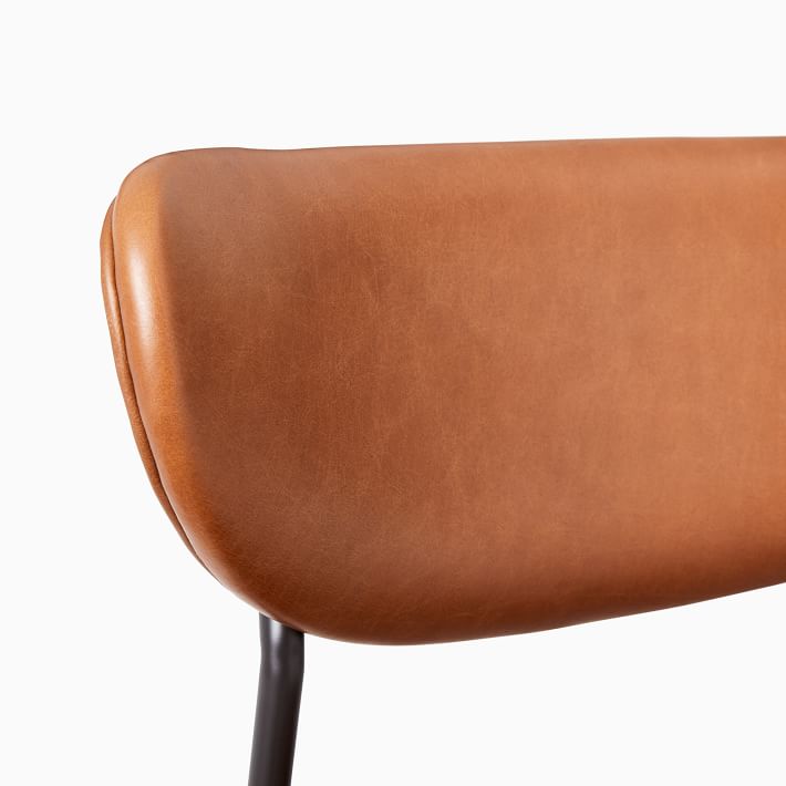 Petal Leather Swivel Office Chair West Elm