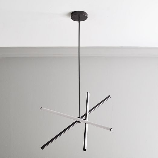 Light Rods LED Semi-Flushmount | West Elm