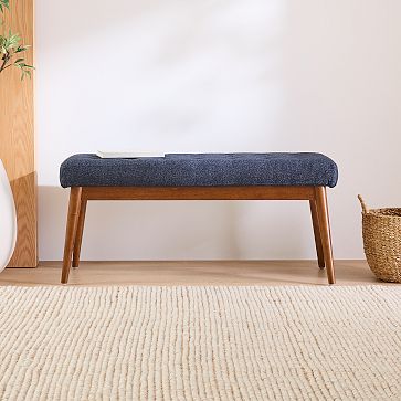 Mid century garden discount bench