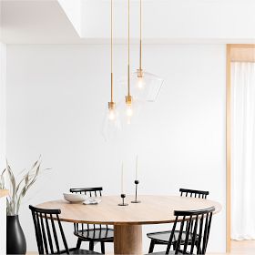 West elm deals sculptural glass chandelier