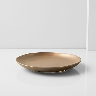 Bronze Reactive Glaze Stoneware Salad Plate Sets | West Elm