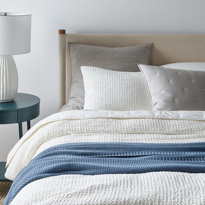 Cotton Waffle Duvet Cover & Shams West Elm