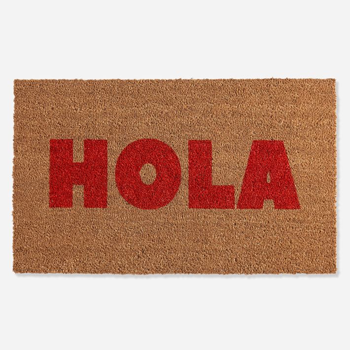 Nickel Designs Hand-Painted Doormat - Hola