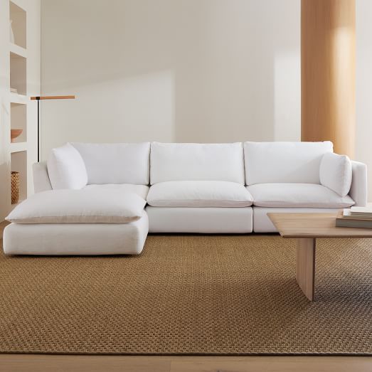 White on sale chaise couch