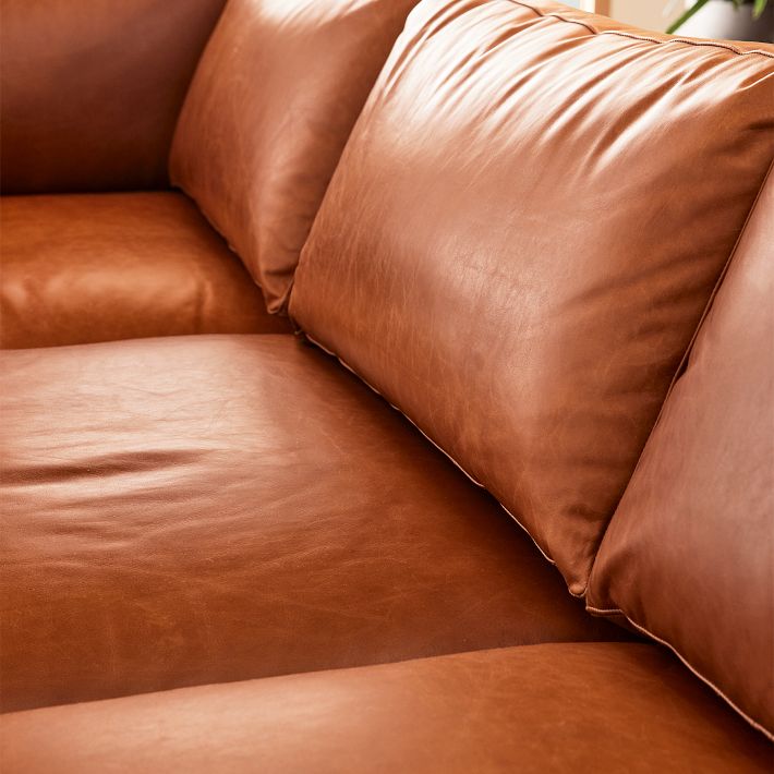 West elm deals haven leather sectional