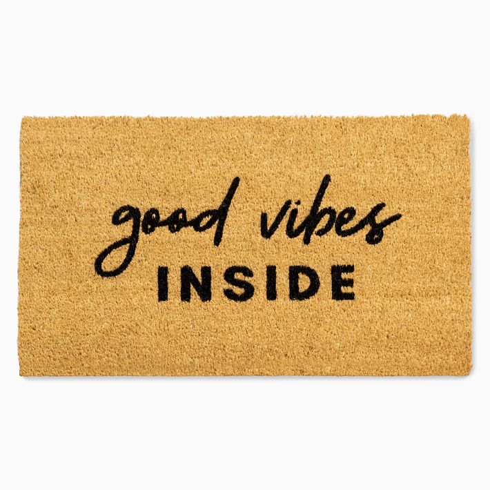 Good Vibes Only Doormat Front Door Rug Indoor Entrance Floor Mat