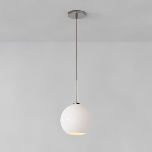 West elm sale glass globe pendant