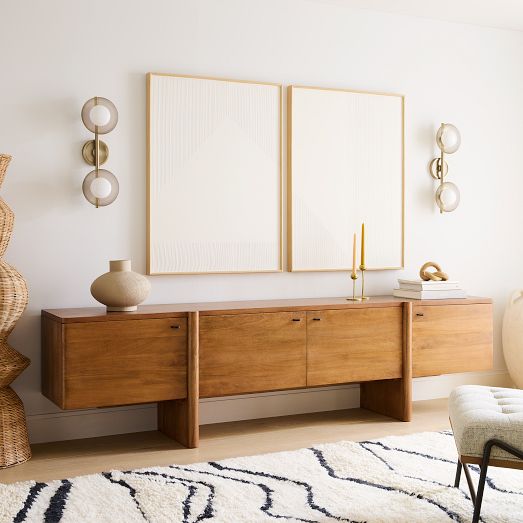 West elm hollis on sale media console