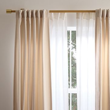 Worn Velvet Curtain | West Elm