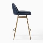 Finley Leather Counter Stool | West Elm