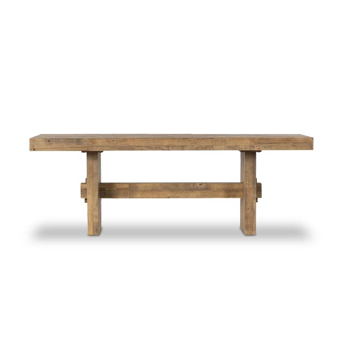 NEW MODERN rectangular dining table in reclaimed wood