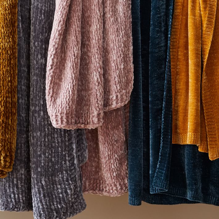 West elm 2025 luxe chenille throw