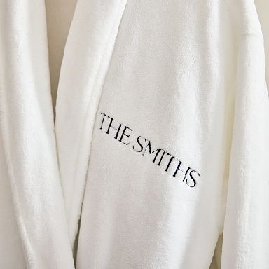 Plush White Robe