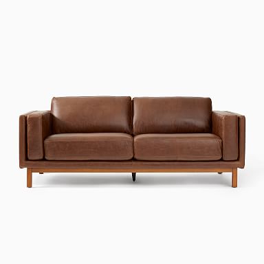 West Elm Modern Chesterfield Leather Sofa by West Elm - Dwell