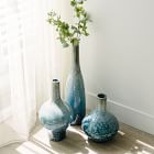 Reactive Glaze Ocean Ceramic Vases | West Elm